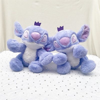 20CM Disney Lilo and Stitch Purple Plush Doll Toy PillowKawaii Valentine Animation Periphery Stuffed Birthday Gift 2 - Stitch Plush
