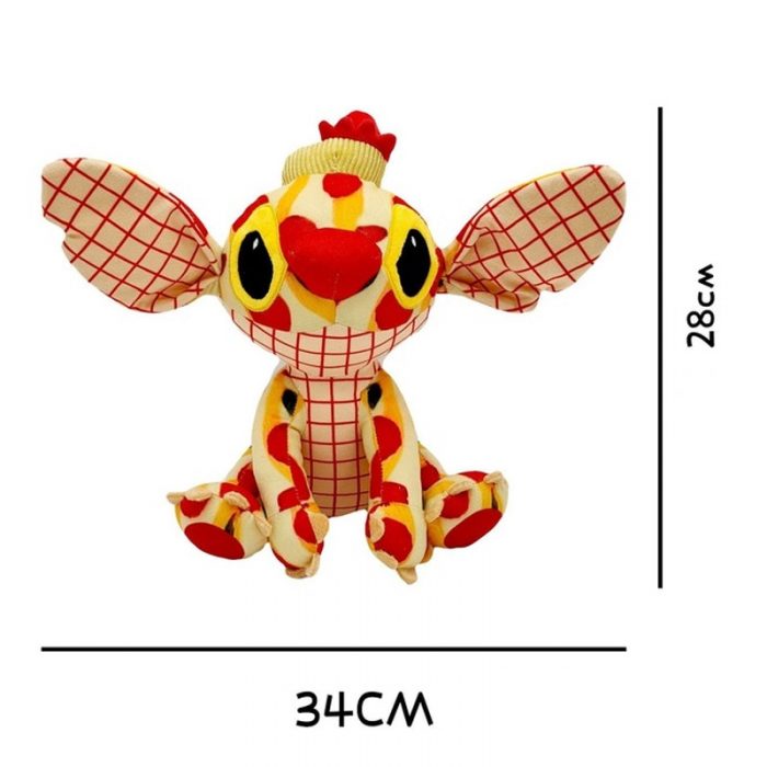 New 28cm Disney Movie Lilo Stitch Crashes Plush Cute Stitch Kawaii Anime Stuffed Toy Doll for 2 - Stitch Plush